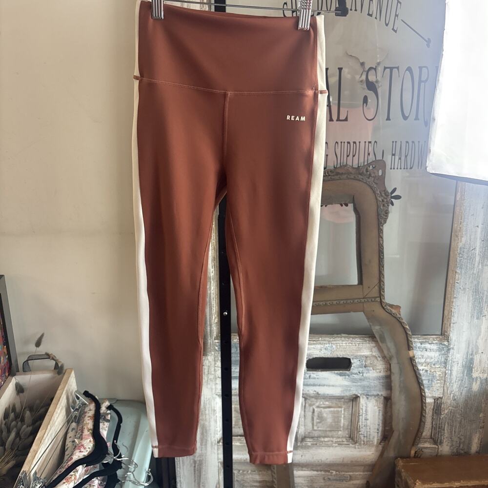 Women’s Cream Spandex Leggings Size Small